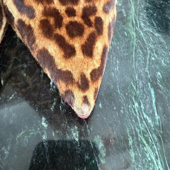 Christian Louboutin Pony Hair Leopard inside zipper HIGH Boots - Picture 9 of 11